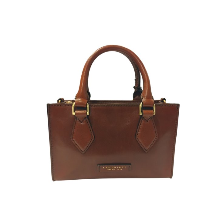 the bridge Handtasche Rindleder braun